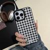 ins color plaid fruit holder 16 apple 17pro max mobile phone case iphone14 retro 13 Korean women