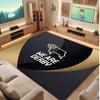 Tappeto in Velluto di Cristallo con Stampa del Derby County Football, Comodo Assorbente d'Acqua Antiscivolo Tappeto per Pavimenti Interni