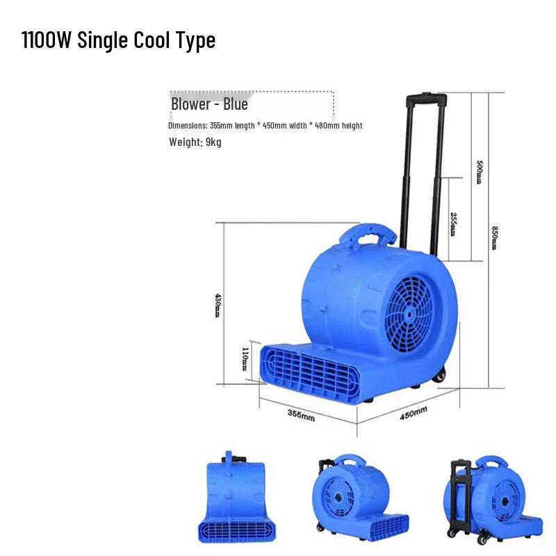 Powerful 3-Speed Electric Hot & Cold Floor Dryer for Home & Hotel Use