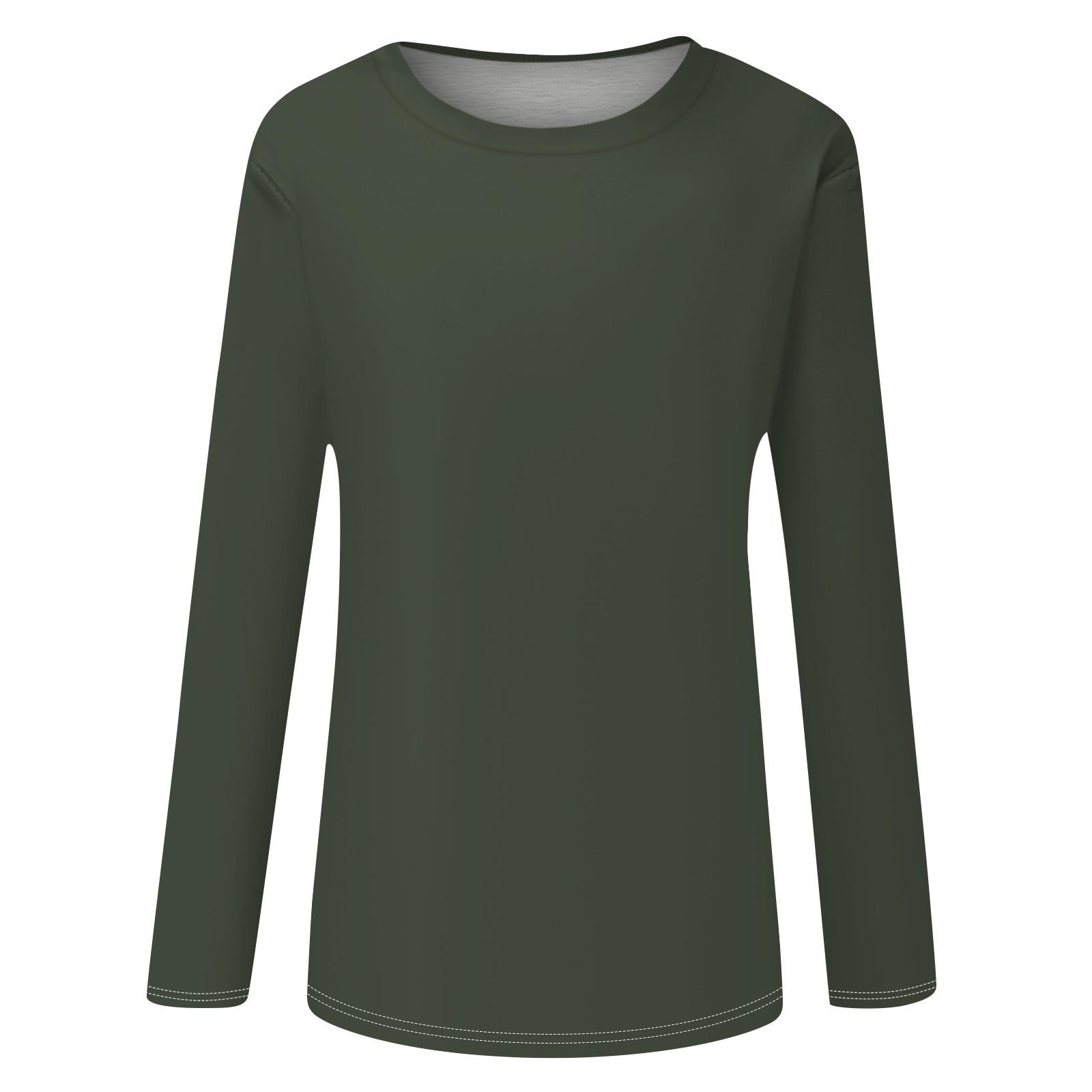 Женские рубашки с длинным рукавом и круглым вырезом — фото 4