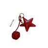 Mobile Phone Pendant Star Pendant Five-pointed Star Weave Key Ring  Bag Pendant