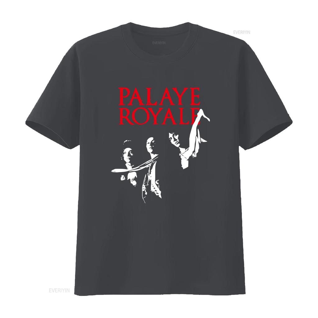 Palaye Royale Tişört Şık Grup Baskılı Müzik Severler İçin Mükemmel Doğum Günleri ve Aile Kutlamaları Vintage Yıkanmış Unisex