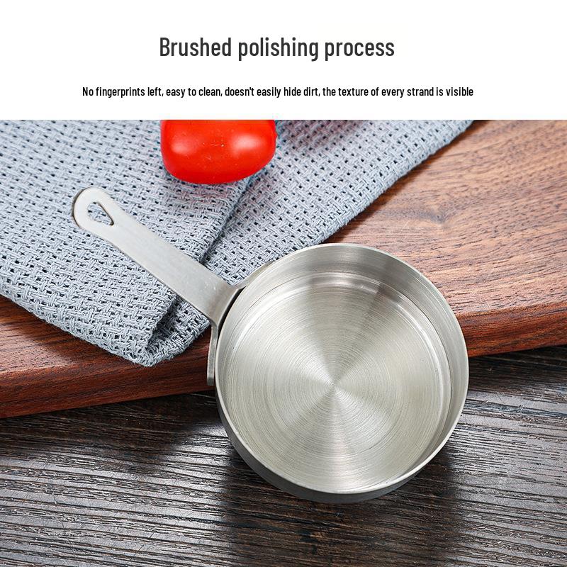 304 Stainless Steel Sauce Cup with Handle - Perfect for Steak, Dips, Snacks, and Vinegar.