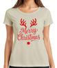 Merry Christmas Reindeer Rudolph Christmas Festive Funny Retro Unisexs TShirt