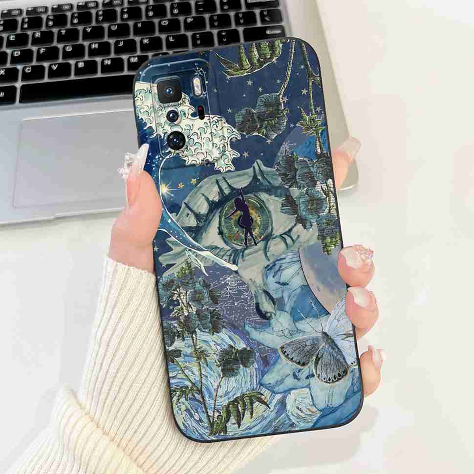 For  Xiaomi Redmi Note 10 Pro China Case Cute Cartoon Girl Cover Soft Silicone Phone Case For Xiaomi POCO X3 GT X3GT Full Bumper