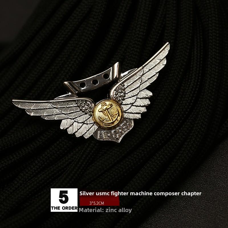 Значок пилота авиации, значок военного болельщика, значок парашютиста, значок навыка, значок брошь, медаль, значок на фуражку