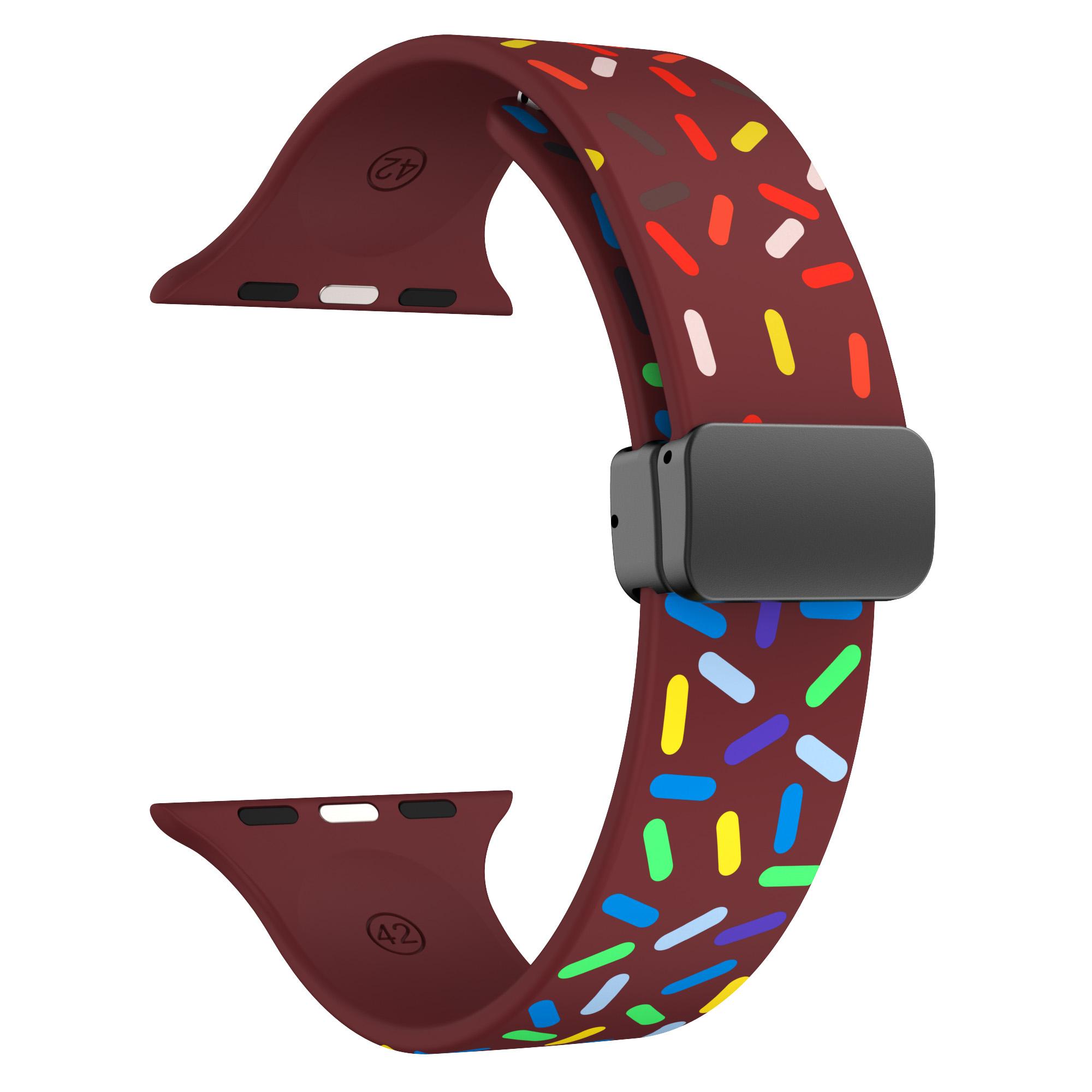 

Strap For Apple watch ultra band 49mm 44mm 40mm 45mm 41mm 38mm 42mm 45 mm Magnetic Silicone Bracelet iWatch Series 8 6 5 3 7 se 38mm 40mm 41mm