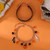 Trend Female Bracelet Spider Pumpkin Pendant Classical Stackable Halloween Bracelet