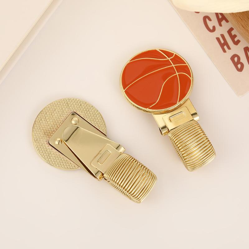 Football-Themed Metal Pen Clip With Spring, Creative Retro Spring Pen Clip, Student Pen Clip, School Supplies