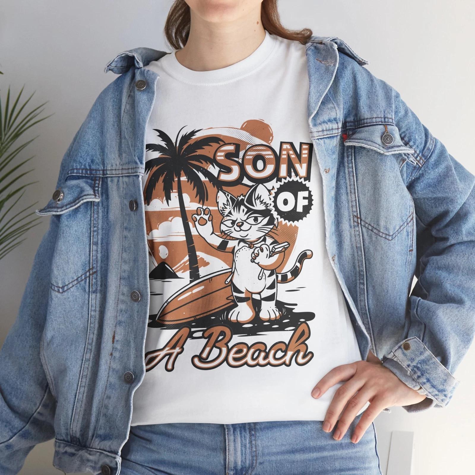 

Icebreaker T-Shirt - The Funniest Conversation Starter Tee Son Of A Beach Shirt L