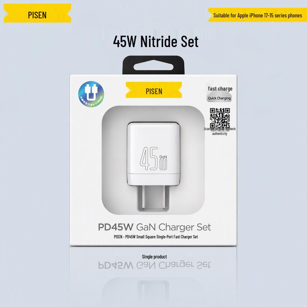PISEN PD30W Fast Charger for Apple iPhone 14 & iPad