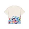 Li Ning X League Of Legends Collaboration Pool Party Series Cartoon Print Round Neck Short Sleeve T-Shirt Unisex T-Shirt Off-White AHST865-1