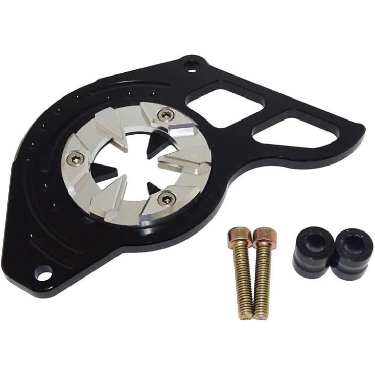 Front Sprocket Chain Guard Cover Left Side Engine For Honda Grom MSX125 MSX125SF 2013 2014 2015 2016 2017 2018 2019 (Black)