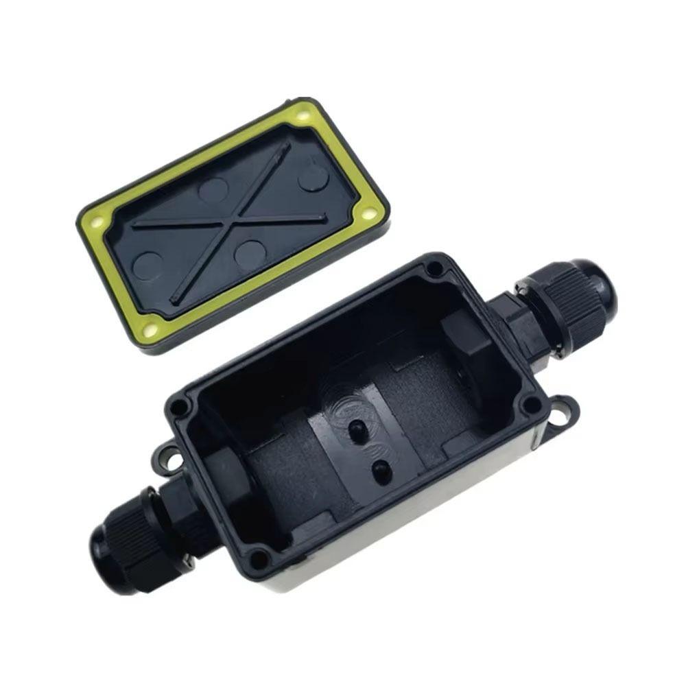 1Pcs With Terminal Waterproof Junction Box IP66 450V Electrical Cable Wire Connector Plastic 2 Way Cable Wire Case for Led Light