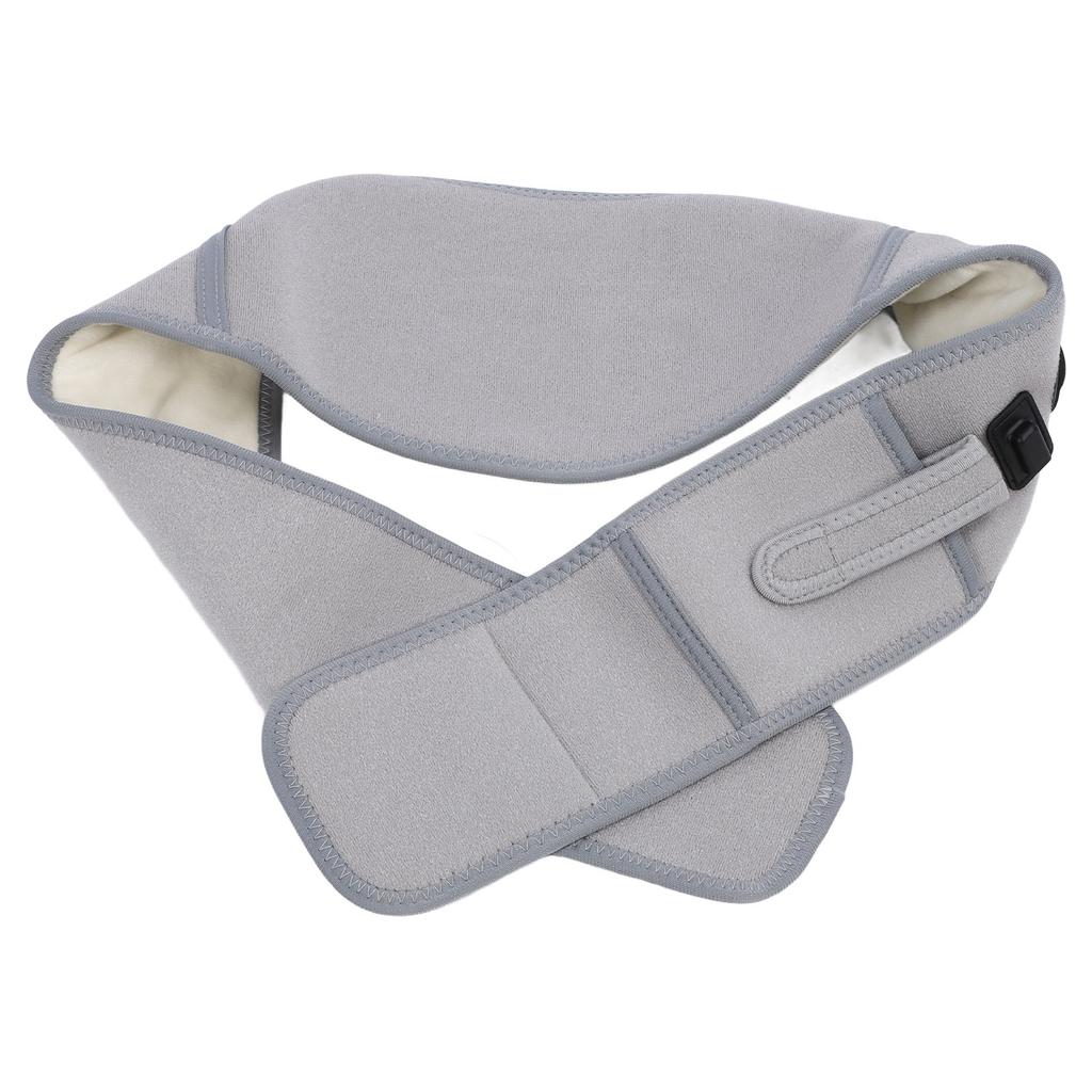 Electric Heating Massage Belt Vibration Heating Pad Soft Velvet Heated Waist Belt with 3 Gears for B