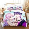 Cupid Parasite Beding Set Single Twin Printed Bed Linen Set With Pilowcase Bed Soft Duvet Cover Soft Single Double Quen Super King-Sized Dimensionsd