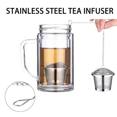 Loose Leaf Tea Infuser,Reusable Stainless Steel Tea Ball,Fine Mesh Tea Strainer