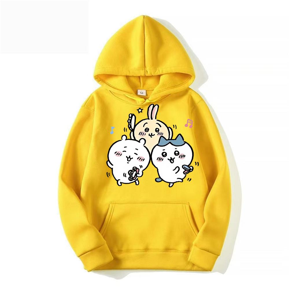 2024 New Sanrio Classic Boy Cartoon Cute Animation Anime New Printed Sweater Hooded Long Sleeve Top New Loose Pullover Clothes