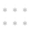 Glitter Acrylic Snowflake Ornaments For Christmas Tree Decorations Holiday Christmas Tree Hangings Festival Party Window Ornamen
