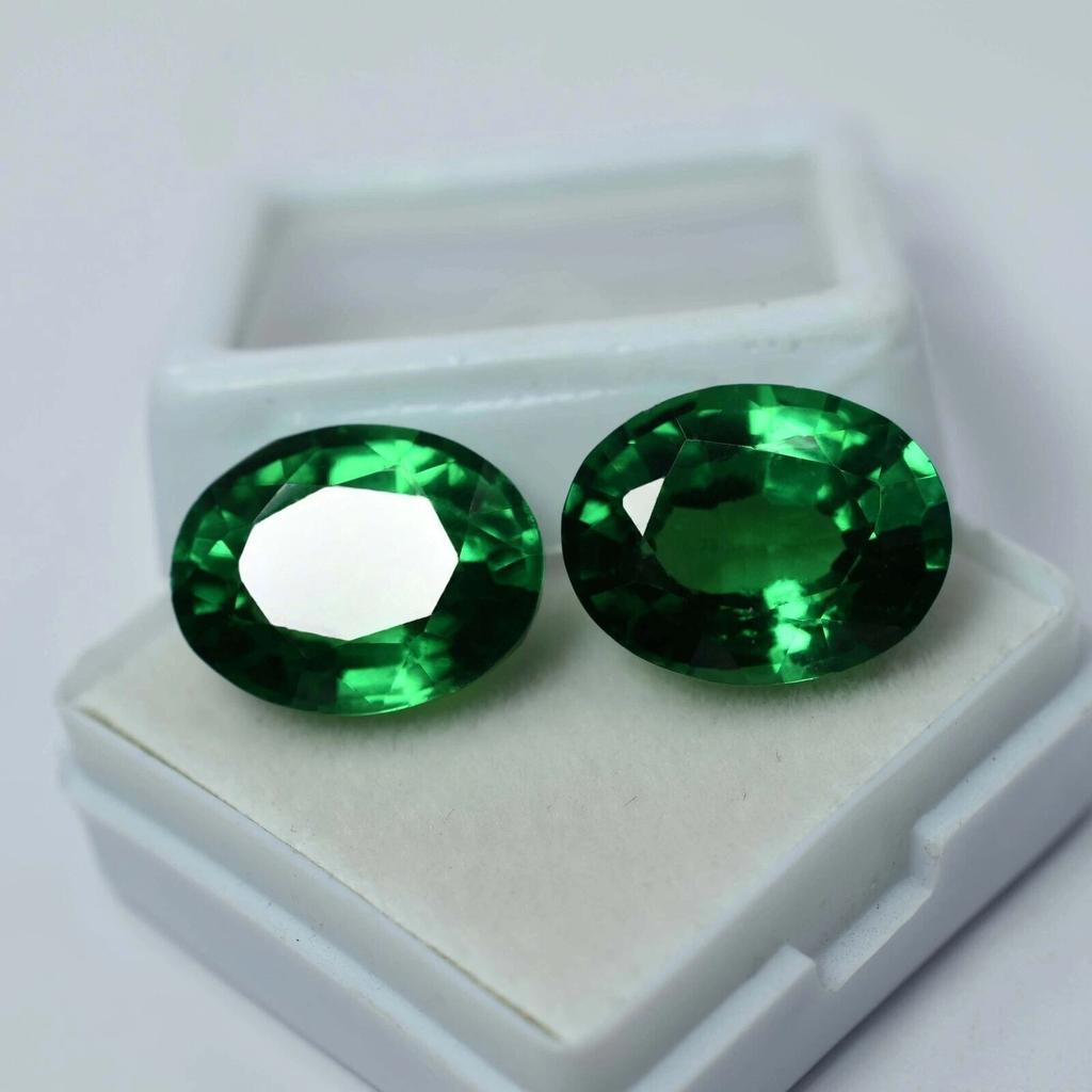 Brazilian Green Garnet 22 Ct NATURAL Oval Cut CERTIFEID Flawless Loose Gemstone