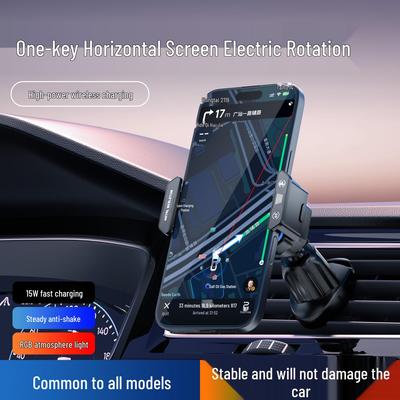 15W Fast Charge Car Phone Holder with Air Vent Mount – Safe & Efficient.
