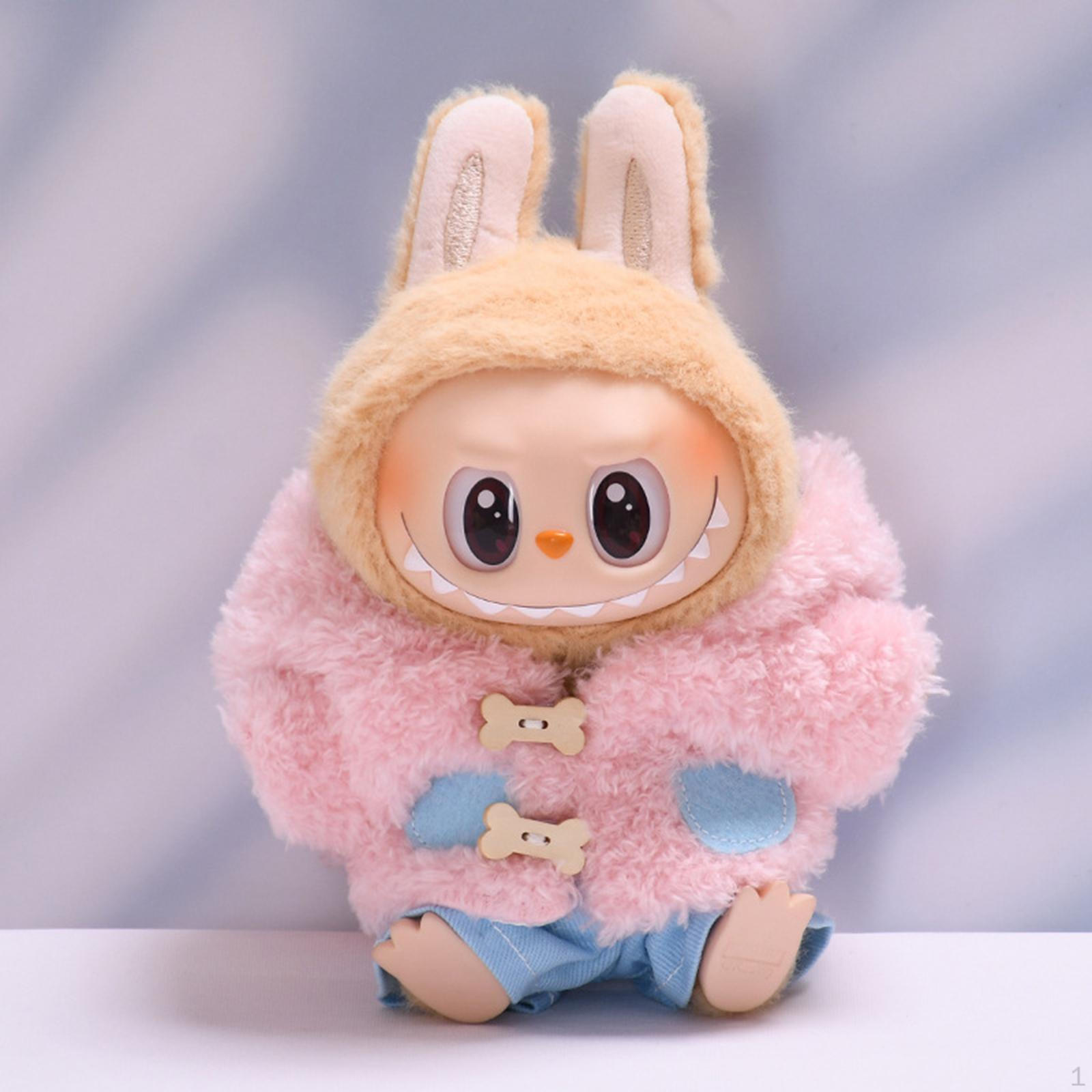 

Кукольная толстовка с капюшоном, одежда, костюмы, плюшевые аксессуары, наряды для 6,69 дюймов розовый