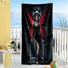 Gothic Style Beach Towel High Absorbency & Quick-Dry Comfortable Lightweight Perfect for Traveling Yoga Camping and Swimming