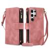 Luxury Crossbody Strap Leather Phone Case for Samsung Galaxy S26 Ultra S25 Edge S24 Plus S23 FE S22 S21 S20 Note 20 Card Wallet