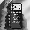 Atom Science Chemistry Phone Case for iPhone 17 16 15 14 13 Pro Max Back Cover for 12 11 Pro Coque