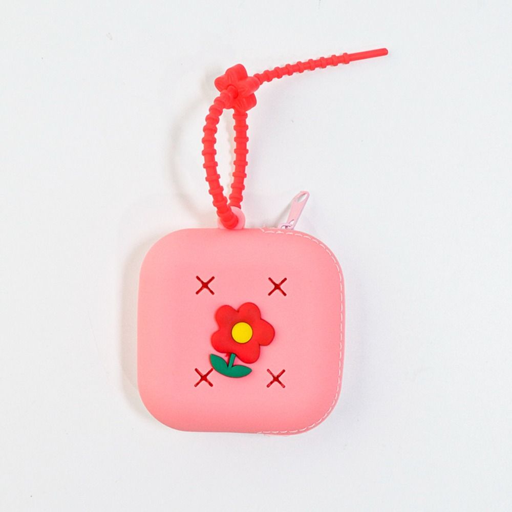 New Holes Coin Purse Silicone Zipper Card Holder Storage Bag
