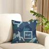 Trend HHUF Tide Cushion Cover Reversible Plush Pillow Cover Soft Fluffy  Home Decor for Sofa Bedroom