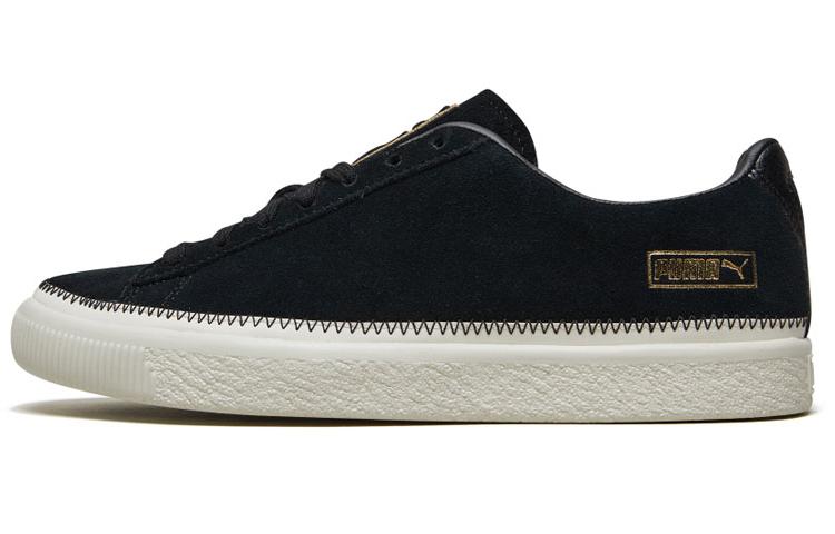 PUMA Замшевая отделка Ретро Низкие Повседневные Обувь для скейтбординга Унисекс Черный 369639-01 44