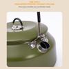 Portable 1 Litre Lightweight Stainless Steel Camping Kettle Durable and Camping Tea Pot for Indoor Outdoor Campfire Use