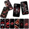 Cover for Apple iPhone 16 15 14 Plus 13 12 Mini 17 Pro Max + ProMax 16E Air Phone Case Uchiha Itachi Akatsuki Narutos