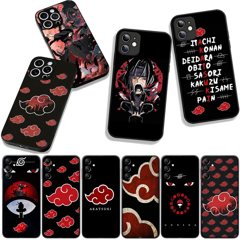 Cover for Apple iPhone 16 15 14 Plus 13 12 Mini 17 Pro Max + ProMax 16E Air Phone Case Uchiha Itachi Akatsuki Narutos