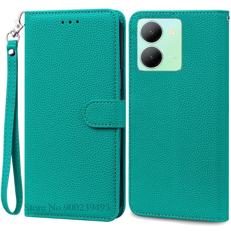 Y36 Hülle Für Vivo Y36 Hülle Weiche Silikon Rückseite Handyhülle Für Vivo Y36 5G Hülle Leder Klapp Brieftasche Hülle für VIVOY36 Y 36
