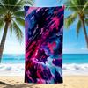 1Pc Neon Dreamscape Beach Towel Quick Dry Multiuse For Beach Pool Gym Yoga Home Travel Christmas Halloween Xmas Gift S1869