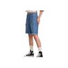 New Converse Denim Shorts Women's Blue 10027228-A01