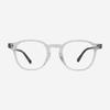 LOOKING4U NN044 Acetate Full-Frame Horn-Rimmed Glasses C4 Transparent Lime
