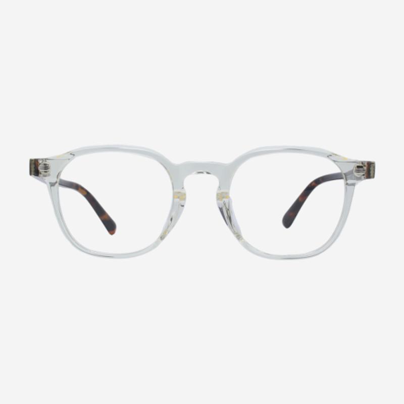 

LOOKING4U NN044 Acetate Full-Frame Horn-Rimmed Glasses C4 Transparent Lime C4 CLAIR LIME