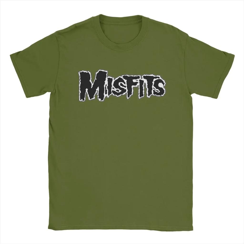 Misfits-Symbol Men's T Shirt Novelty Tee Shirt Short Sleeve Crewneck T-Shirt 100% Cotton Party Clothing