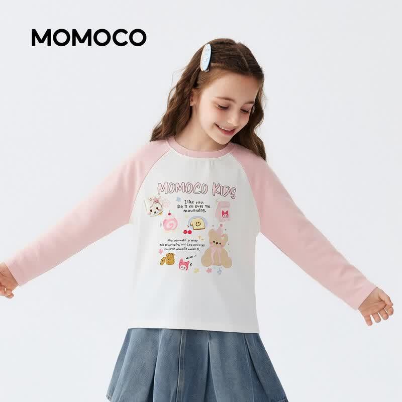 MOMOCO Sweet Girls' Long Sleeve T-Shirt