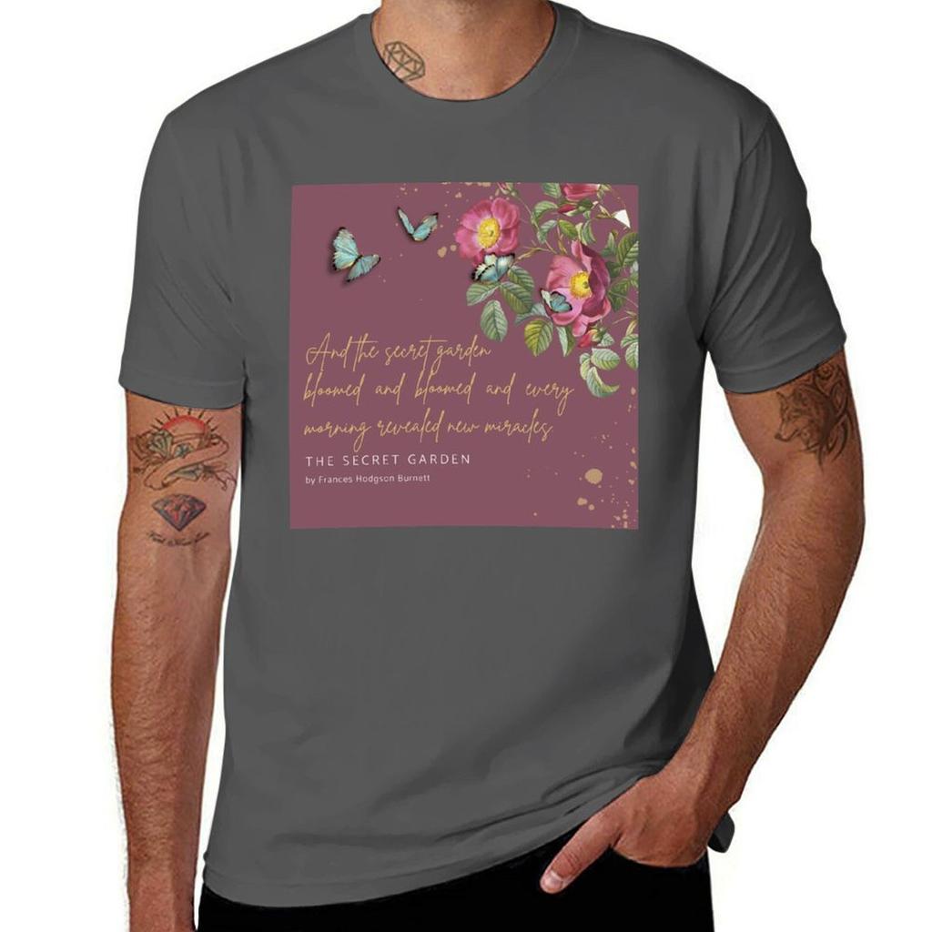 The Miracles Of Gardening Quote From The Secret Garden By Frances Hodgson Burnett Tshirt Uv Protection Outdoor Tee Shirt