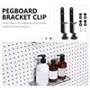 Stylish Pegboard Hook Accessory Holder Compact Storage Shelf Desktop Pen Container