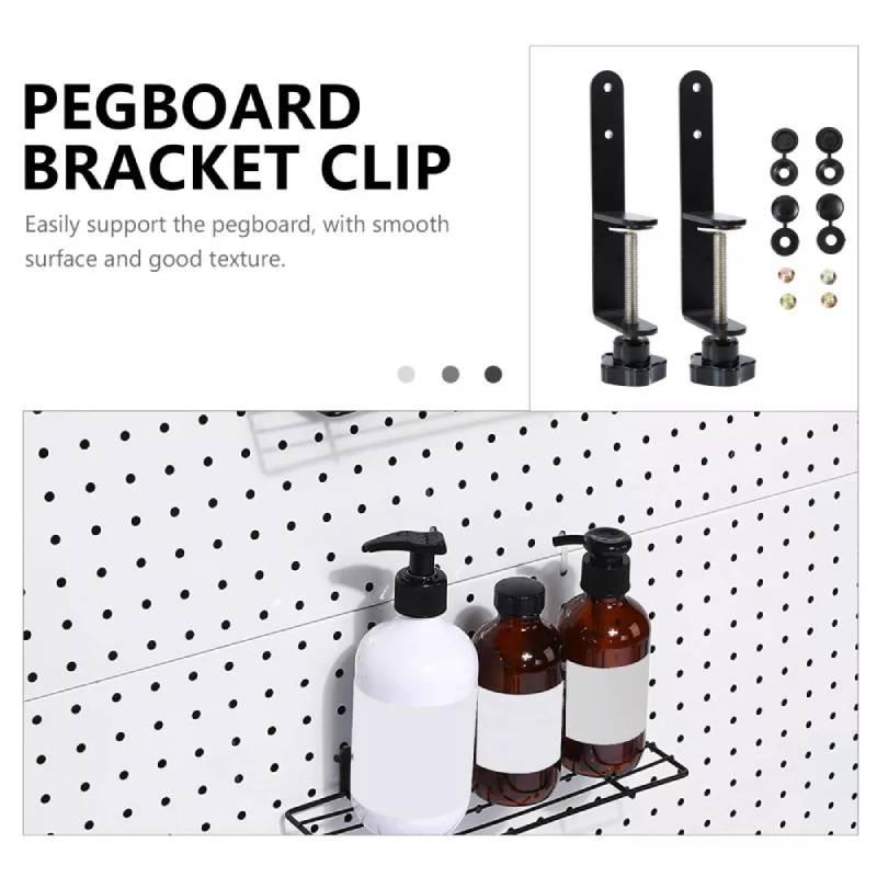 Stylish Pegboard Hook Accessory Holder Compact Storage Shelf Desktop Pen Container