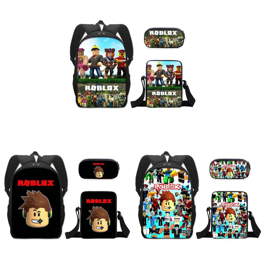 Roblox Kids Backpack Set With Lightweight Oxford Fabric For School And Study Use