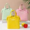 Portable Lunch Bag Women Thermal Insulated Lunch Box Tote Cooler Handbag Waterproof Bento Pouch Office Food Shoulder Bag