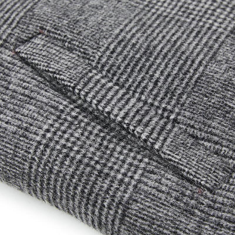 FAPAI Men's Mid-Length 2-in-1 Down & Double-Faced Wool Coat