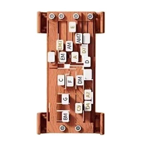 Naciskacz akordów gitarowych dla początkujących, graczy z artretyzmem, pomocnik do akordów gitarowych, trener, przenośny klips, narzędzia do nauki gry na gitarze akustycznej i elektrycznej