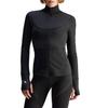 adidas Giacca da Donna Asmcaeroready in TPR Media Elasticità Comoda Asciugatura Rapida Collo Alto Manica Lunga Giacca Nera JF3794